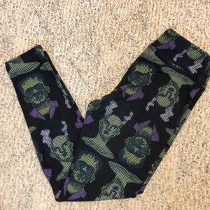 LuLaRoe OS Frankenstein & Bride Unicorn Leggings